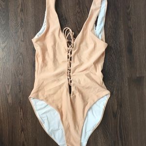 Onia peach one piece